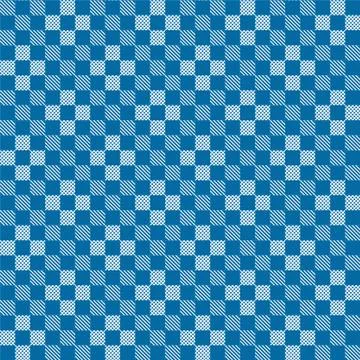 Seamless pattern with squares blue Stock Illustration