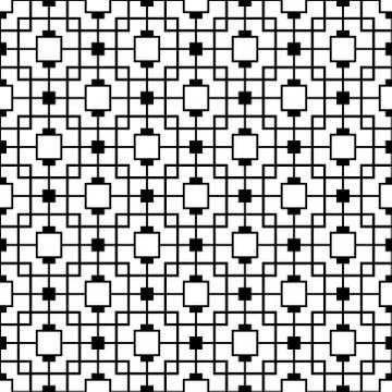 Seamless pattern with squares crossing. linear mesh pattern. grid texture. Illustrazione stock