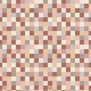 Seamless pattern with squares of different colors. Illustrazione stock