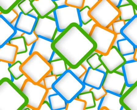 Seamless pattern with squares Stock Illustration