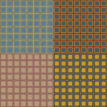 Seamless pattern of squares Stock Illustration