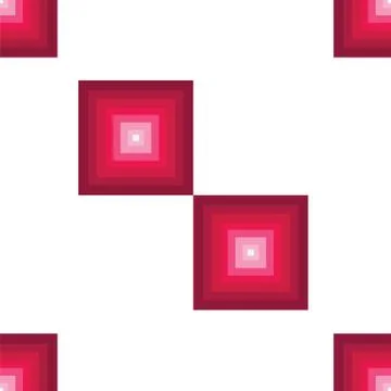 Seamless pattern with squares in pink shades vector Stock Illustration