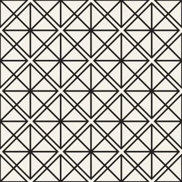 Seamless Pattern Squares. Vector Abstract Background. Stylish Geometric Lin.. Stock Illustration