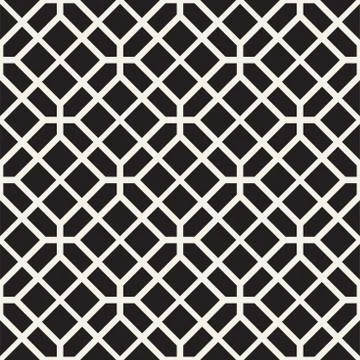 Seamless Pattern Squares. Vector Abstract Background. Stylish Geometric Lin.. Stock Illustration