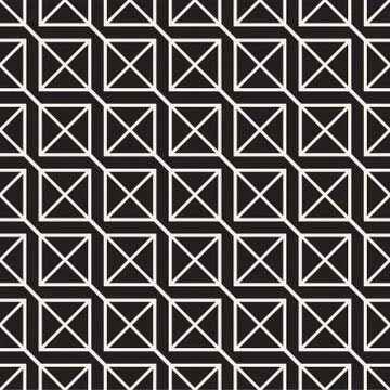 Seamless Pattern Squares. Vector Abstract Background. Stylish Geometric Lin.. Illustrazione stock