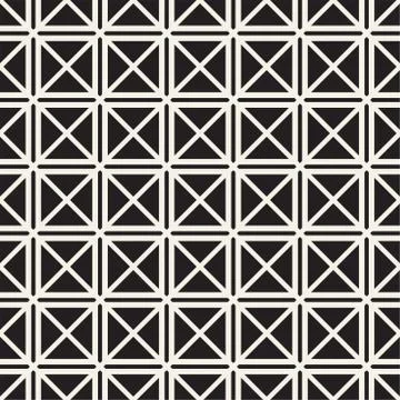 Seamless Pattern Squares. Vector Abstract Background. Stylish Geometric Lin.. Stock Illustration