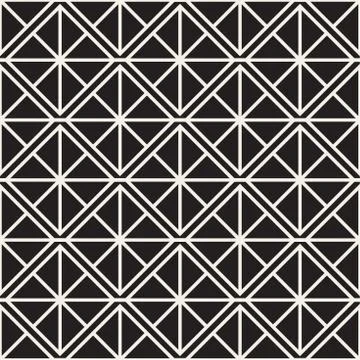 Seamless Pattern Squares. Vector Abstract Background. Stylish Geometric Lin.. Stock Illustration