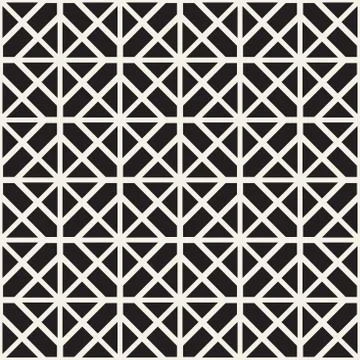 Seamless Pattern With Squares. Vector Abstract Background. Stylish Geometri.. Stock Illustration
