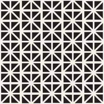 Seamless Pattern Squares. Vector Abstract Background. Stylish Geometric Lin.. Stock Illustration