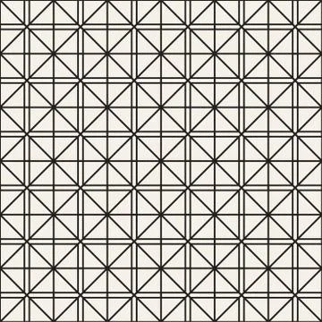 Seamless Pattern With Squares. Vector Stylish Geometric Linear Structure 스톡 일러스트