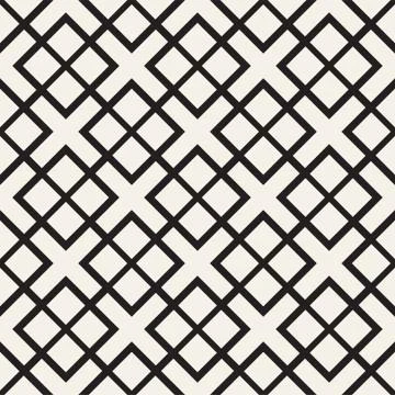 Seamless Pattern With Squares. Vector Stylish Geometric Linear Structure 스톡 일러스트