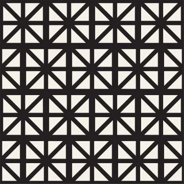 Seamless Pattern With Squares. Vector Stylish Geometric Linear Structure 스톡 일러스트