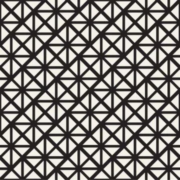 Seamless Pattern With Squares. Vector Stylish Geometric Linear Structure 스톡 일러스트