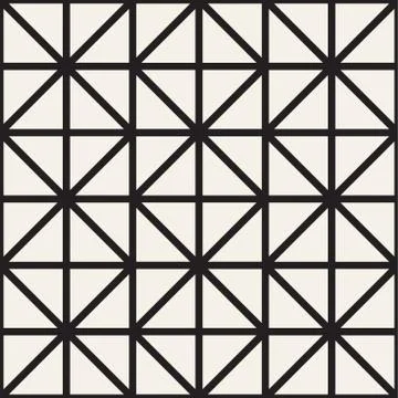 Seamless Pattern With Squares. Vector Stylish Geometric Linear Structure 스톡 일러스트