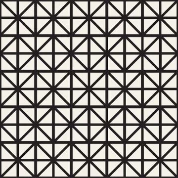 Seamless Pattern With Squares. Vector Stylish Geometric Linear Structure 스톡 일러스트