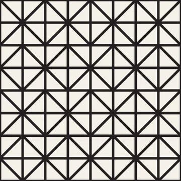 Seamless Pattern With Squares. Vector Stylish Geometric Linear Structure 스톡 일러스트