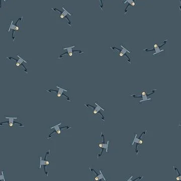 Seamless pattern stability balance scale cartoon vector Illustrazione stock