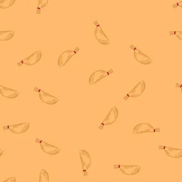 Seamless pattern stability sand bag cartoon vector Stock Illustration