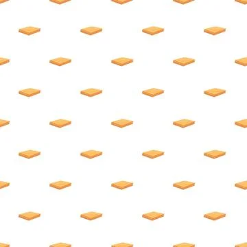 Seamless pattern of stacked wooden sheets background Illustrazione stock