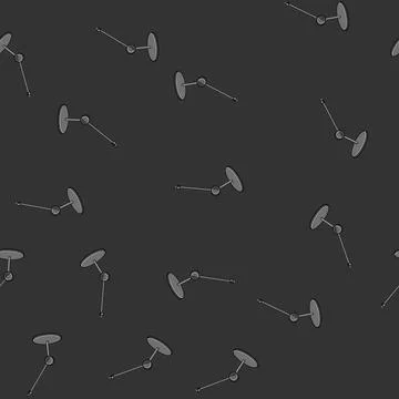 Seamless pattern stage microphone stand cartoon vector Stock Illustration