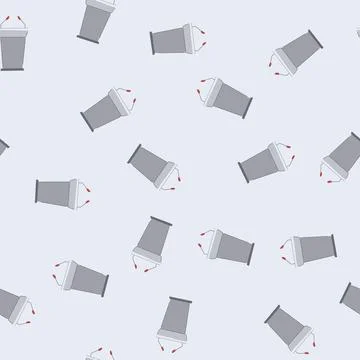 Seamless pattern stage podium cartoon vector イラスト素材