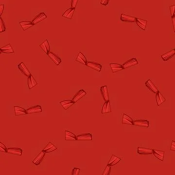 Seamless pattern stage red curtain cartoon vector イラスト素材