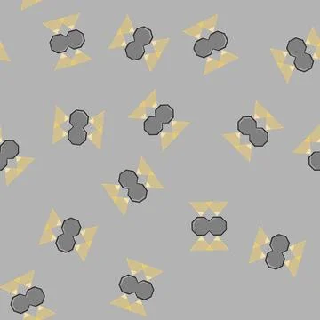 Seamless pattern stage wall lamp cartoon vector Stock Illustration