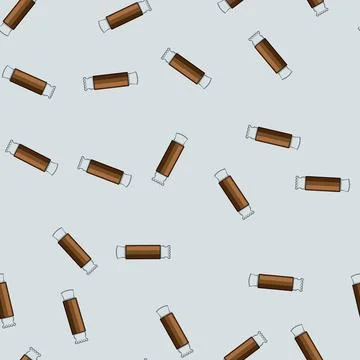 Seamless pattern stainless coconut scraper tool cartoon vector Illustrazione stock