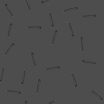 Seamless pattern stainless eyebrow tweezers cartoon vector Stock Illustration