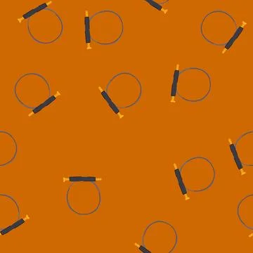 Seamless pattern stainless pipe clamp cartoon vector Stock Illustration