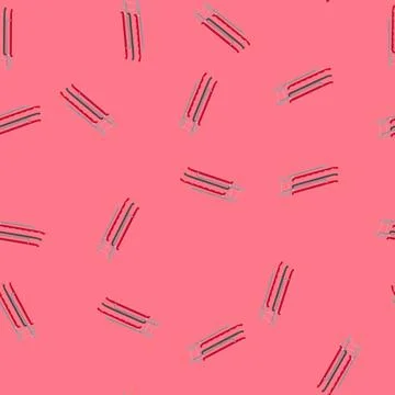 Seamless pattern staircase step ladder cartoon vector Stock Illustration