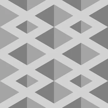 Seamless pattern with stairs making an optical illusion. Stock Illustration