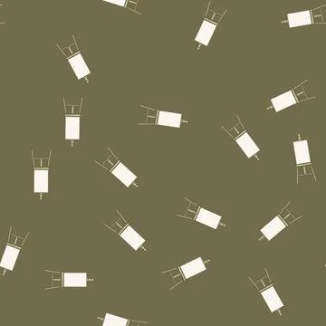Seamless pattern stand easel cartoon vector Stock Illustration