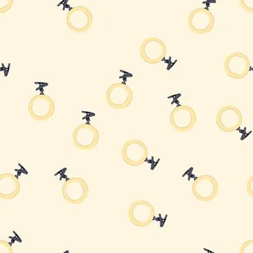 Seamless pattern stand light ring cartoon vector 스톡 일러스트