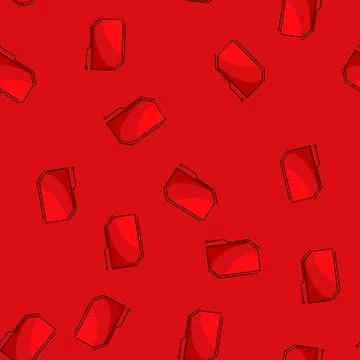 Seamless pattern star callout shapes cartoon vector イラスト素材