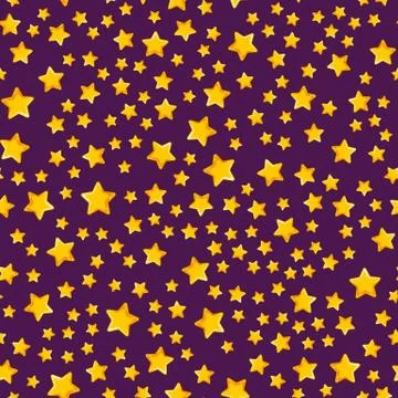 Seamless pattern with star Stock Illustration