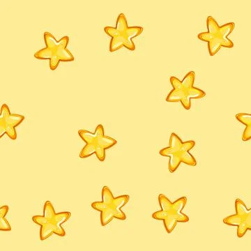 Seamless pattern star jelly candy cartoon vector 스톡 일러스트