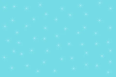 Seamless pattern with star shapes on a vibrant blue background Illustrazione stock