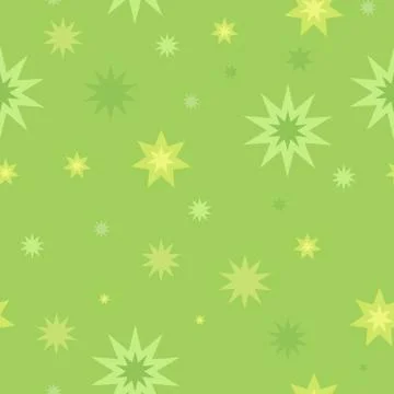 Seamless Pattern Star Splashes Isolated on White Stock Illustration
