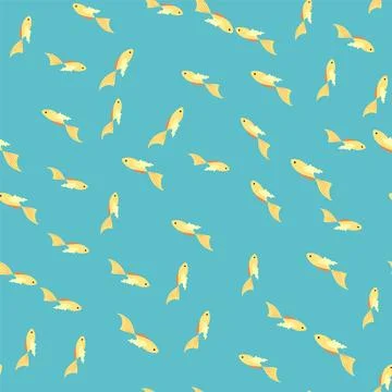 Seamless pattern with starfish, corals, pearls and seashells. Vector backgr.. Stock Illustration