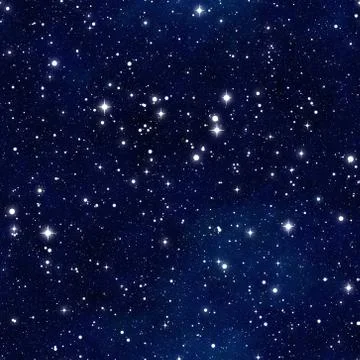 Seamless  pattern   of starry sky Illustrazione stock