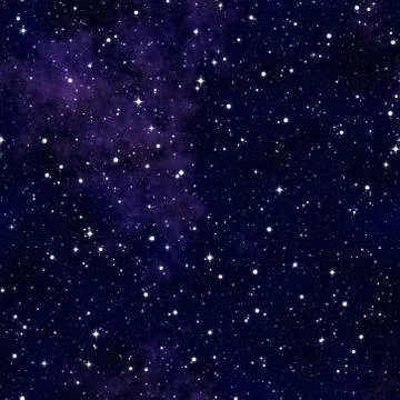 Seamless  pattern   of starry sky Stock Illustration