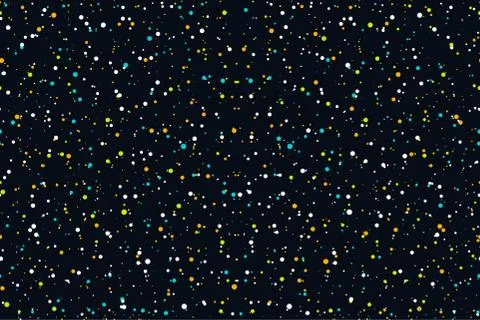 Seamless pattern starry sky Stock Illustration