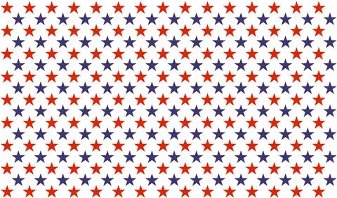 Seamless pattern with stars on the concept of the American flag. USA celebr.. Stock Illustration