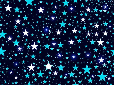 Seamless pattern with stars, deep space. Vector illustration. イラスト素材
