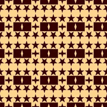 Seamless pattern with a stars  Stockillustratie