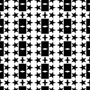 Seamless pattern with a stars  Stockillustratie