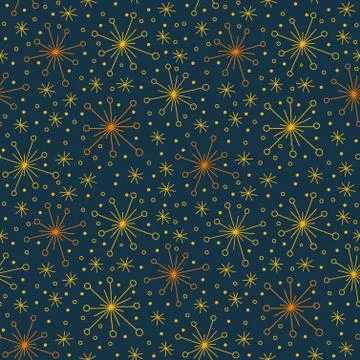 Seamless pattern with stars Stock Illustration