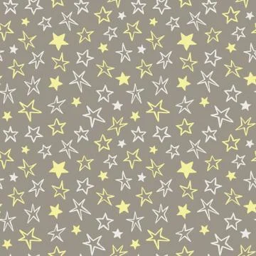 Seamless pattern with stars Stock Illustration