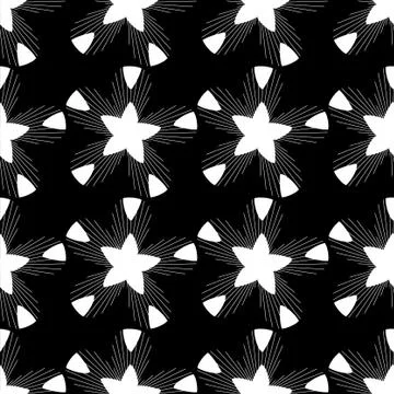 Seamless pattern with stars Stock Illustration
